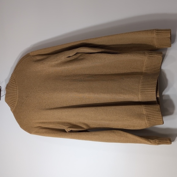 Eddie Bauer | Vintage 100% Cotton Knit Gold Mustard Long Sleeve Sweater Size M - Picture 3 of 7